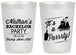 Personalized Bachelor Party 20 oz Frosted Cups - Boat | 40076