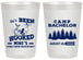 Personalized Bachelor Party 20 oz Frosted Cups - Fishing | 40080