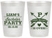 Personalized Bachelor Party 20 oz Frosted Cups - Hunt Is Over | 40082
