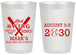Personalized Bachelor Party 20 oz Frosted Cups - Baseball | 40086