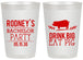Personalized Bachelor Party 20 oz Frosted Cups - Bbq | 40088
