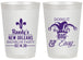 Personalized Bachelor Party 20 oz Frosted Cups - Mardi Gras | 40089