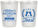 Personalized Bachelor Party 20 oz Frosted Cups - One Last Toast | 40095