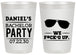 Personalized Bachelor Party 20 oz Frosted Cups - We Fucked Up | 40099