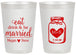 Personalized Wedding 20 oz Frosted Cups - Mason Jar | 415