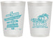 Personalized Wedding 20 oz Frosted Cups - Sun Sand Drink In My Hand | 416