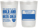 Personalized Wedding 20 oz Frosted Cups - Hello My Name Is | 418