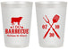 Personalized Wedding 20 oz Frosted Cups - I Do Barbecue Bbq | 433