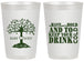 Personalized Wedding 20 oz Frosted Cups - To Have And To Hold | 438