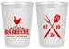 Personalized Wedding 20 oz Frosted Cups - I Do Barbecue Bbq | 445