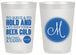 Personalized Wedding 20 oz Frosted Cups - Monogrammed | 450
