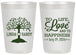 Personalized Wedding 20 oz Frosted Cups - Love And Happiness | 451