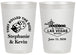 Personalized Wedding 20 oz Frosted Cups - Las Vegas | 455