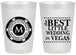 Personalized Wedding 20 oz Frosted Cups - Las Vegas | 457