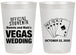 Personalized Wedding 20 oz Frosted Cups - Las Vegas | 465