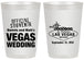 Personalized Wedding 20 oz Frosted Cups - Las Vegas | 466