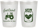 Personalized Wedding 20 oz Frosted Cups - Just Hitched Mason Jar | 483