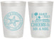 Personalized Wedding 20 oz Frosted Cups - Sandy Feet Salty Kisses | 488