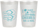 Personalized Wedding 20 oz Frosted Cups - Sandy Feet Salty Kisses | 490