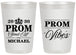 Personalized Prom 20 oz Frosted Cups - Send Off | 50005