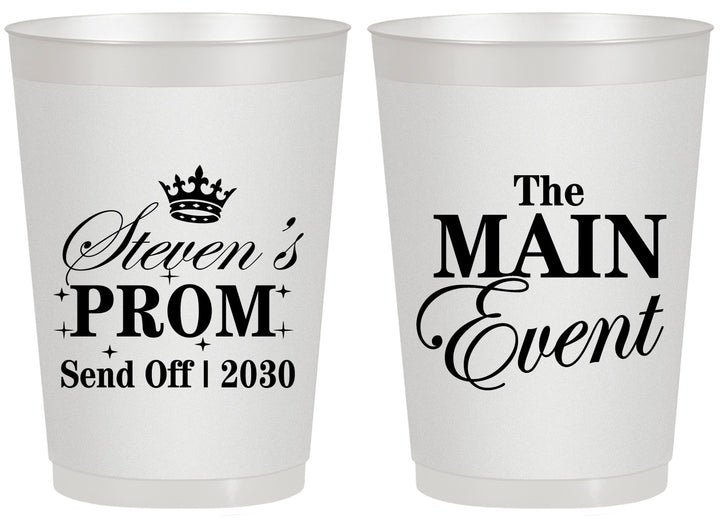 Personalized Prom 20 oz Frosted Cups - Send Off | 50008