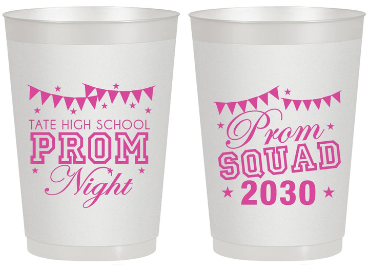 Personalized Prom 20 oz Frosted Cups - Squad | 50015