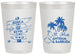 Personalized Wedding 20 oz Frosted Cups - Antigua And Barbuda | 503