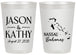 Personalized Wedding 20 oz Frosted Cups - Bahamas | 506