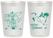 Personalized Wedding 20 oz Frosted Cups - Bahamas | 507