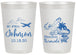 Personalized Wedding 20 oz Frosted Cups - Bermuda | 513