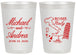 Personalized Wedding 20 oz Frosted Cups - Italy | 515