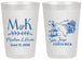 Personalized Wedding 20 oz Frosted Cups - Costa Rica | 519