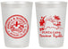 Personalized Wedding 20 oz Frosted Cups - Domincan Republic | 523