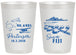 Personalized Wedding 20 oz Frosted Cups - Fiji | 525