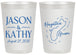Personalized Wedding 20 oz Frosted Cups - Guam | 526