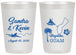 Personalized Wedding 20 oz Frosted Cups - Guam | 527