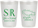 Personalized Wedding 20 oz Frosted Cups - Jamaica | 530
