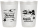 Personalized Wedding 20 oz Frosted Cups - Jamaica | 531