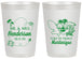 Personalized Wedding 20 oz Frosted Cups - Martinique | 533