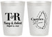Personalized Wedding 20 oz Frosted Cups - St Lucia | 540