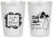 Personalized Wedding 20 oz Frosted Cups - St Lucia | 541