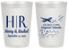 Personalized Wedding 20 oz Frosted Cups - Cayman Island | 544