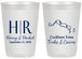 Personalized Wedding 20 oz Frosted Cups - Turks And Caicos | 546