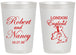 Personalized Wedding 20 oz Frosted Cups - England | 548
