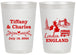 Personalized Wedding 20 oz Frosted Cups - England | 549