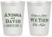 Personalized Wedding 20 oz Frosted Cups - Take A Shot We Tied The Knot | 551