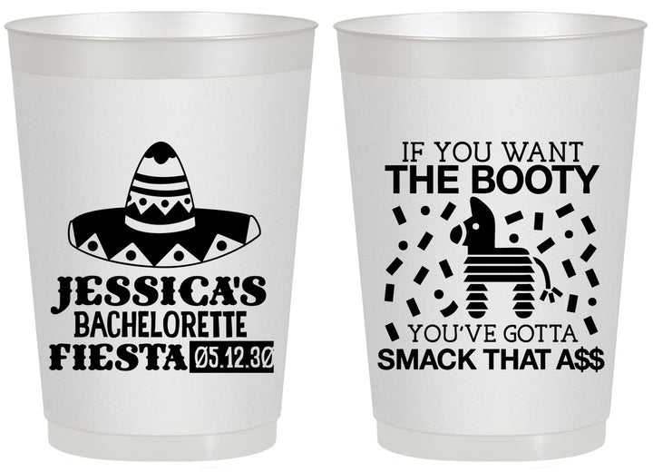 Personalized Bachelorette 20 oz Frosted Cups - Mexico Fiesta | 60006