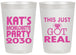 Personalized Bachelorette 20 oz Frosted Cups - This Just Got Real | 60013