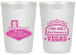 Personalized Bachelorette 20 oz Frosted Cups - Las Vegas | 60016