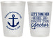 Personalized Bachelorette 20 oz Frosted Cups - Tank Her Drop Anchor | 60026